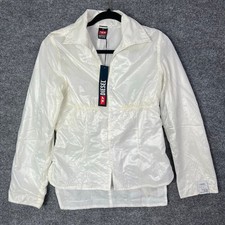 Vintage Diesel camicie stamina jacket white Button Size women's M