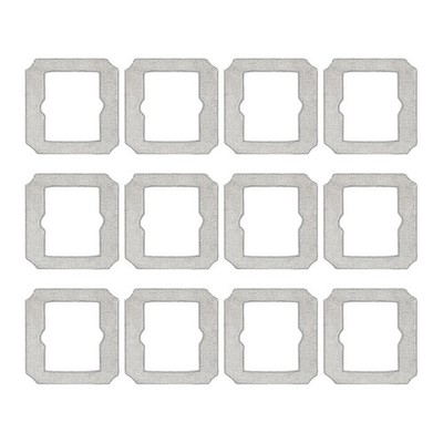 1X(12 Packersatz -Mop -Pads für  Winbot  -Roboter -Staubsaugerzubehör O8W3)5350