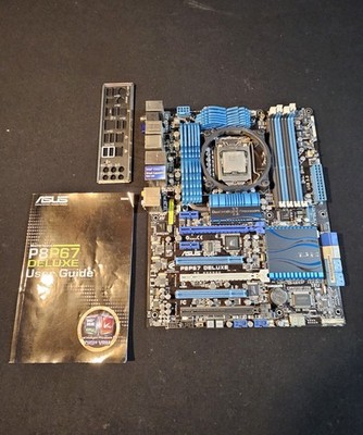ASUS P8P67 Deluxe Intel Core i5-2500K Motherboard, IO Shield