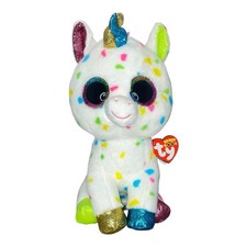 NEW Foil Design Ty Beanie Boos - HARMONIE the Unicorn Medium Buddy 9" Size Plush