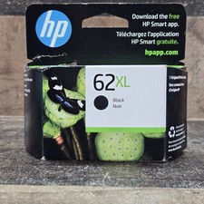 Brand New HP 62XL Black Ink Cartridge High Yield C2P05AN 2024