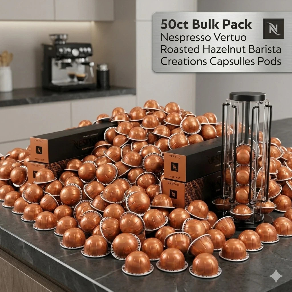 Nespresso - 50ct Bulk Pack Nespresso Vertuo Roasted Hazelnut