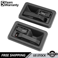 Pair Lh Rh Inside Door Handles Interior Fit For 1987-2004 Jeep Yj Tj Gkisozmoh