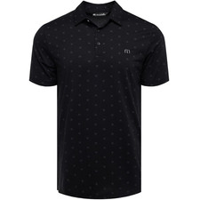 TRAVIS MATHEW BEACH PIT MENS GOLF POLO SHIRT / ALL SIZES / BLACK @ 50% OFF RRP
