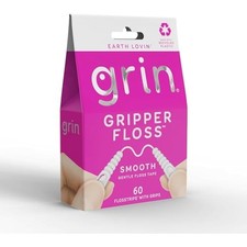 Gripper floss, individually wrapped smooth dental floss, 60 count, min