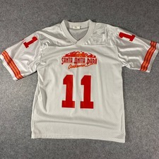 Santa Anita Park Football Jersey Large White Mens Vintage Autumn 11 Racetrack