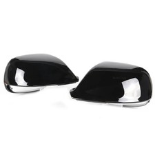 Schwarz Glänzend Spiegelkappen Kappe Für Audi Q5 8R Q7 4L 09-15 Mit Side Assist Schwarz Glänzend Spiegelkappen Kappe Für Audi Q5 8R Q7 4L 09-15 Mit Side Assist