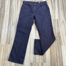 Ariat FR Pants Mens 32x32 M4 Relaxed Boot Cat 2 Navy Blue Utility Cargo Work
