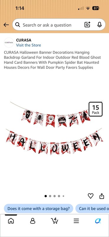 Happy Halloween Banner - Halloween Party Decoration Banner Outdoor Indoor Pumpki