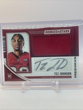 2025 Rookies & Stars Tez Johnson Freshman Orientation RPA 41/99 Silver Ink