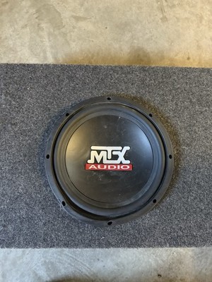 MTX TN10-04 1-Way 10in. Car Subwoofer 600W Max Power Bass Boost