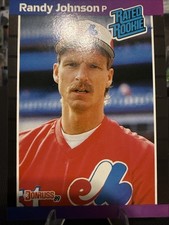 1989 Donruss - Rated Rookie Randy Johnson #42 *Denotes on Back (RC)