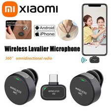 Xiaomi wireless lavalier microphone outdoor live recording interview