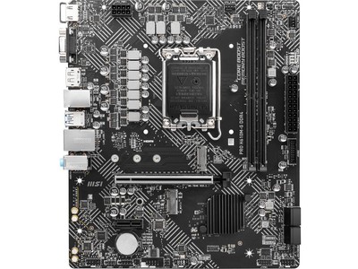 MSI H610M-G DDR4 Desktop Motherboard - Intel H610 Chipset - Socket LGA-1700 -