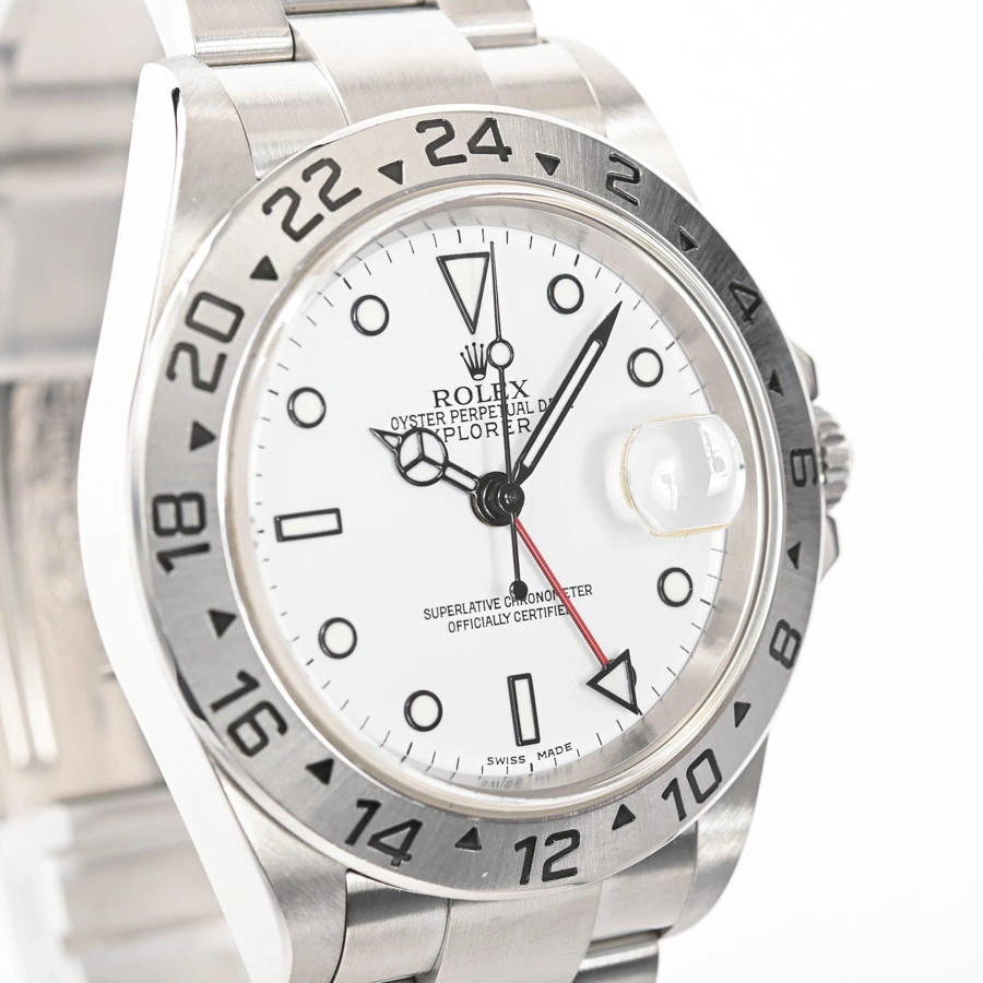 ROLEX Explorer 2 16570T White Case Size 40mm Men's Used Watch #41121 image 4