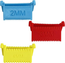 3 Pack Clip-On Sewing Ruler - Hand Stitch Guide for Even Stitches,Quilting Templ
