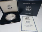 2010 UNITED STATES MINT AMERICAN EAGLE 1 OUNCE SILVER PROOF COIN  (AI-3072)