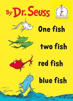 One Fish Two Fish Red Fish Blue Fish by Dr. Seuss 9780394800134 NEW