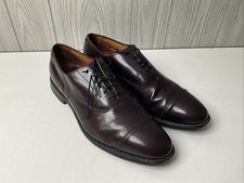 Allen Edmonds Park Avenue Dress Shoes Men's 11B Burgundy Leather Oxford Cap Toe