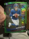 Jaxson Dart 2025 Panini Prizm #332 Green Wave Prizm RC SP