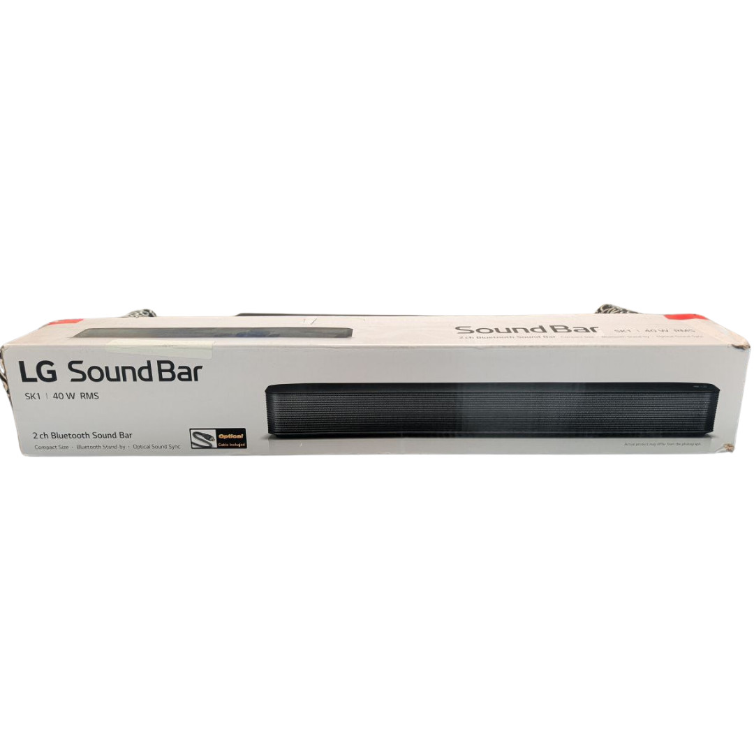 Bar Sk1 Sound Bar With Bluetooth 40w Rms 2.0 Ch Compact Dolby Digital