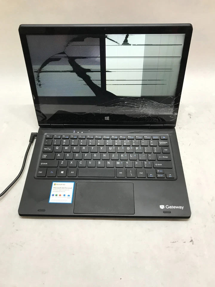 Gateway GWTC116-2BK 11" Intel Celeron 4GB RAM 64GB eMMC NO OS For Parts CRACK DW - Image 3 of 4