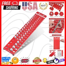 42 Thread Checker - Nut and Bolt Size Gauge With 19 Standard & 15 Metric Iden...