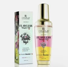 Flawless Magic Hair Serum Coconut Rose Petal Marula Oil Keratin Booster Royale