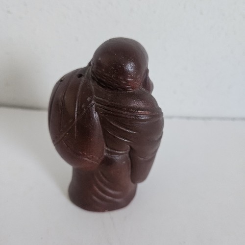 5 VTG Buddha Figure Happy Laughing Sitting Stand Plastic Soapstone Ceramic Metal - Picture 7 of 20