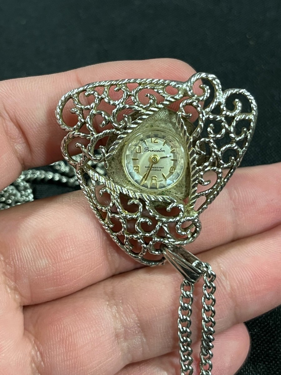 Princeton Women\'s Necklace Watch OverWound so NOT Working but COOL Princeton pocket watch - Gem main image 2
