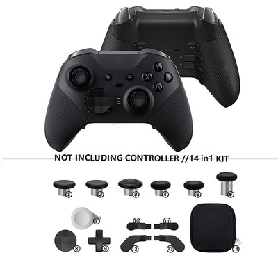 Metal Button Rocker D-Pad Paddle Thumbsticks Kits for One Elite 2 Joysticks