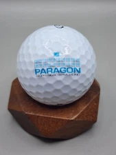 Paragon  Logo Golf Ball Callaway Collectors Display Geophysical Services Inc