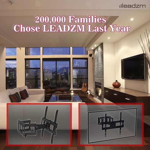 TV Wall Bracket Mount Swivel Tilt for 26 32 40 42 46 50 55 60" TVs Full Motion - Picture 12 of 15