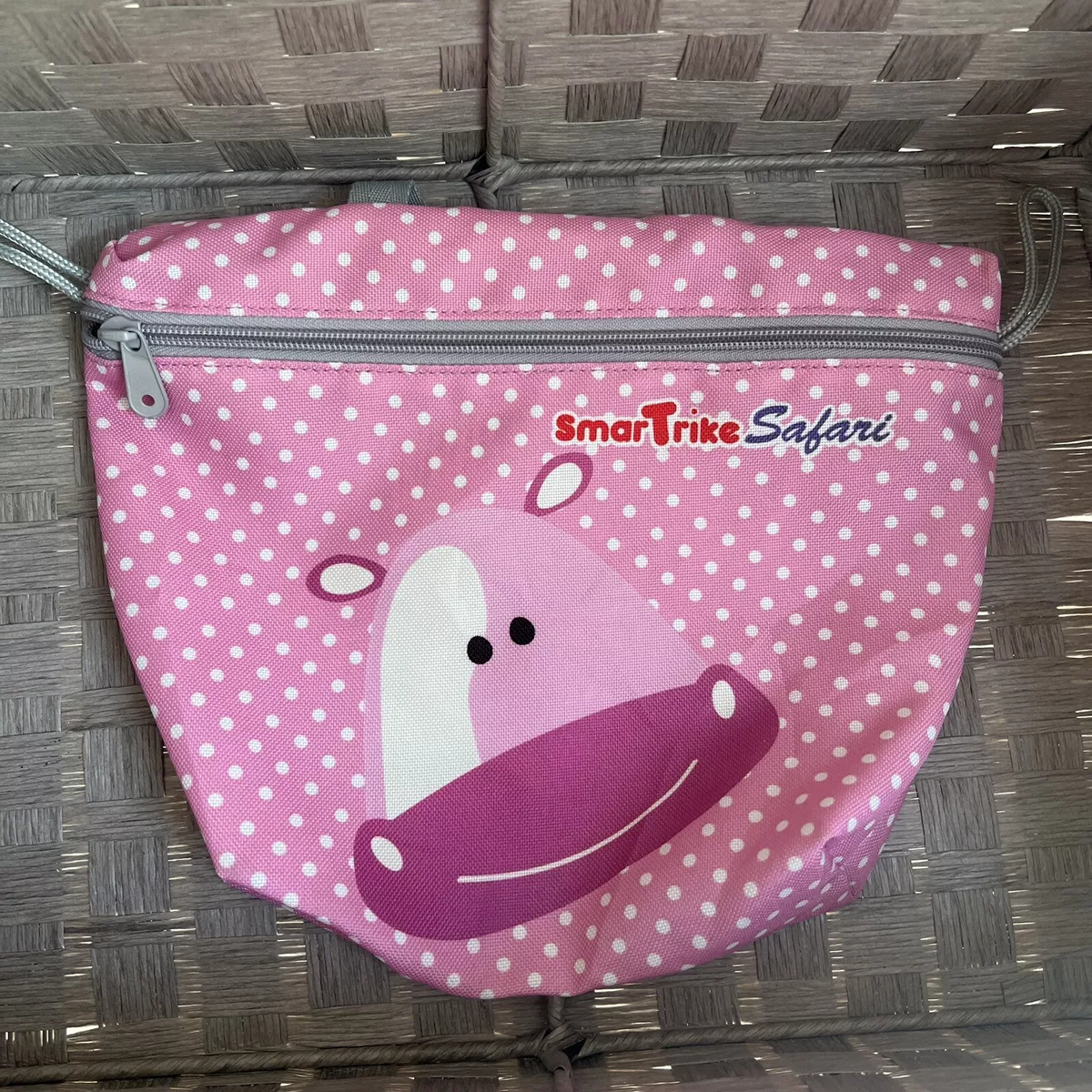 Smart Trike Safari Tricycle Storage Bag Replacement Pink Gray