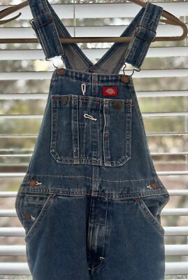 Kids Small Dickie s Denim Overalls
