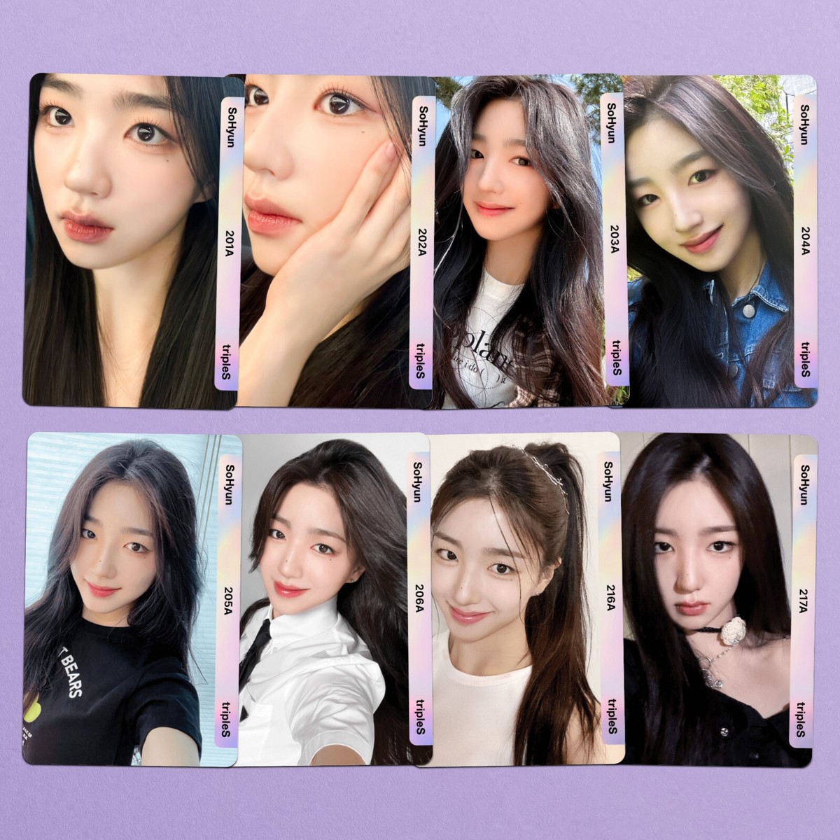 tripleS S14 SoHyun REPLICA objekt Binary01 200s Fanmade Photocards