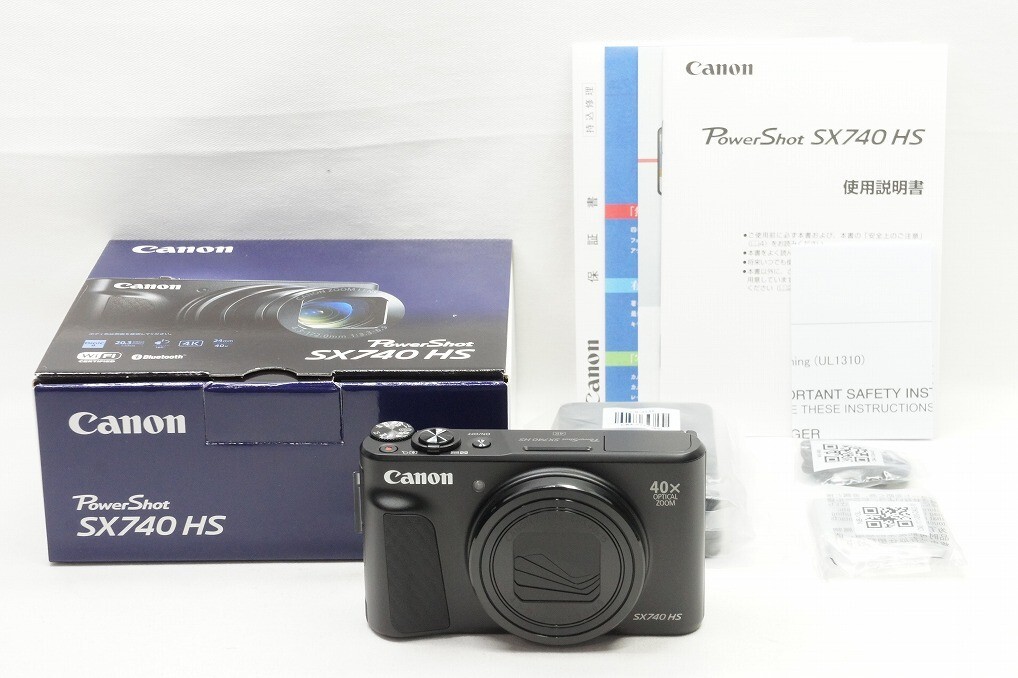 "Near N" Canon PowerShot SX740 HS 20.3MP Compact Digital Camera Black