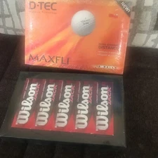wilson jack golf balls 15 pack and D•TEC Maxfli etra straight 30 balls total