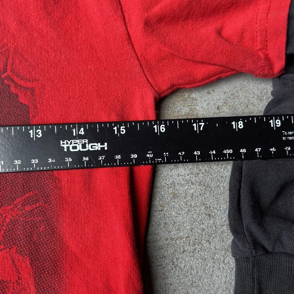 Vintage Spider-Man Kids Youth 7/8 L Graphic T-Shirt Red Peter Parker Cartoon - Image 4 of 4