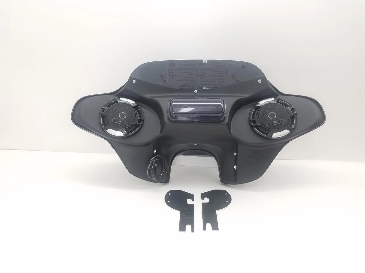 Harley davidson road king clearance fairing with radio