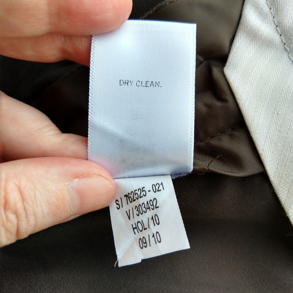 Banana Republic Factory Martin Fit 4 cuffed brown wool trouser slacks