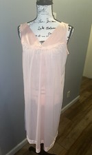 Nightgown Pink Nightgown, Misses Size Medium, Vanity Fair Vintage Nightgown