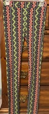 WOMEN'S Divided H M Multi Color Multi Design Leggings Size 6