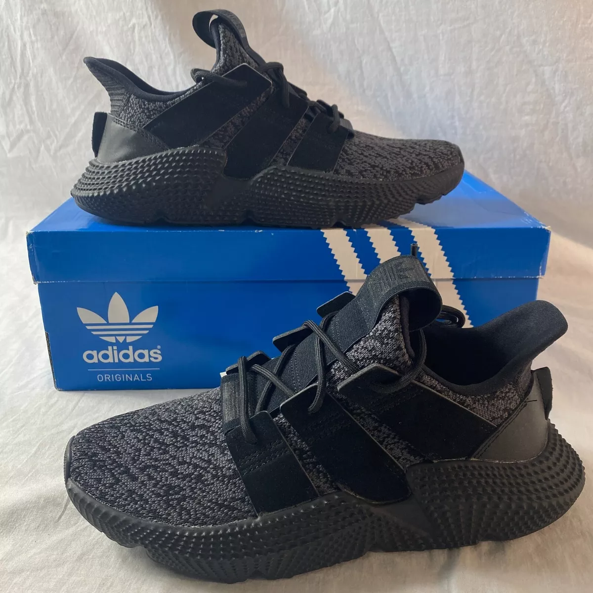 Adidas Prophere Size 6 Triple Black Running Training Sneakers NEW