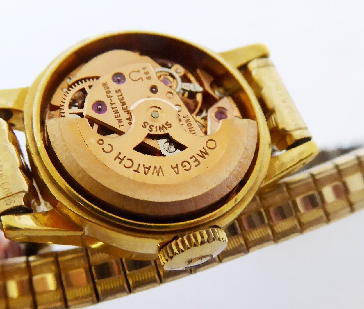 Купить Vintage 1966 Gold Plated Ladies Omega Ladymatic Wrist на Аукцион из  Америки с доставкой в Россию, Украину, Казахстан
