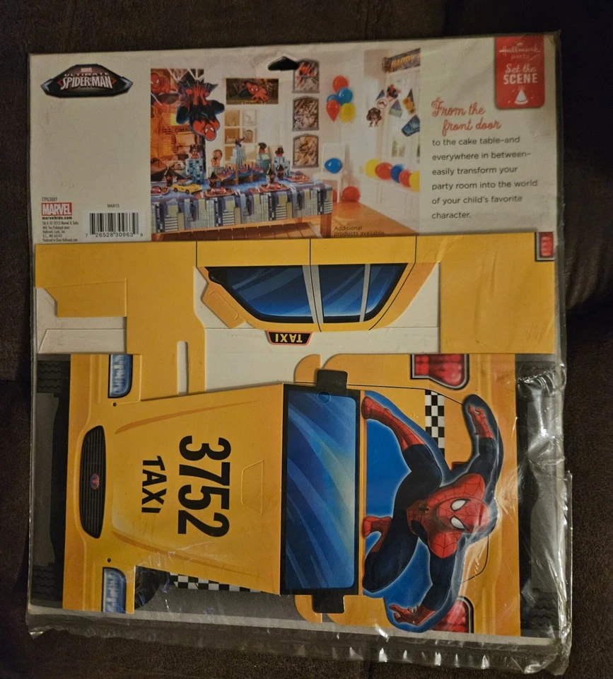 Kit de decoración de habitación de fiesta SPIDER-MAN transformación suministros de cumpleaños sello Foto 3 de 4