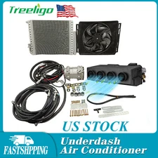12V Cooling Underdash Electric Air Conditioner A/C Kit For Trucks RV Van Trailer