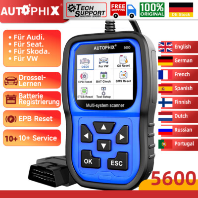 KFZ Diagnosegerät für VW OBD2 Alle System EPB Batterie Reset Service Reset Öl