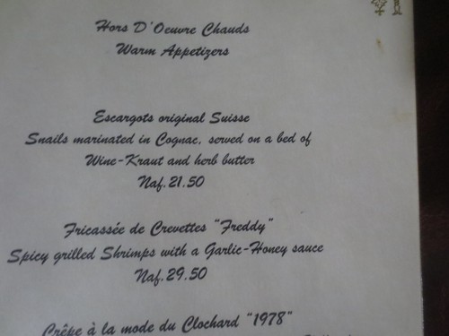 Bistro Le Clochard Willemstad Curacao Hardcover Menu 12 Pages 1990's - Picture 12 of 23