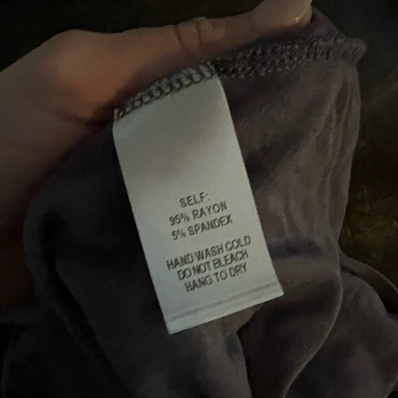 Lulu's Women's Romper Shorts Multi Way Sleeveless Shorts Size Medium Lavender XS - Image 2 of 4